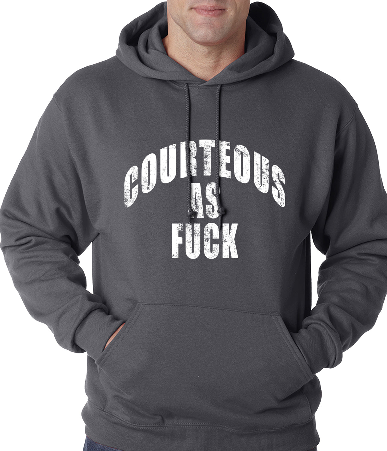 Courteous As Fuck Adult Hoodie