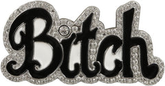 Couture Rhinestone Bitch Belt Buckle With FREE Black Leather Belt