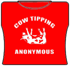 Cow Tipping Anonymous Girls T-Shirt