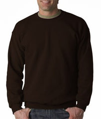 Crew Neck Sweatshirts For Men & Women - Crewneck Sweatshirt (Chocolate Brown)