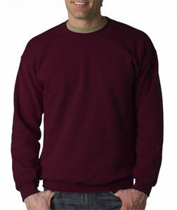 Crew Neck Sweatshirts For Men & Women - Crewneck Sweatshirt (Maroon)