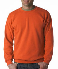 Crew Neck Sweatshirts For Men & Women - Crewneck Sweatshirt (Orange)