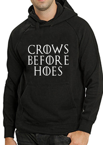 Crows Before Hoes  Adult Hoodie