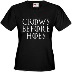 Crows Before Hoes Girl's T-Shirt