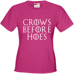 Crows Before Hoes Girl's T-Shirt