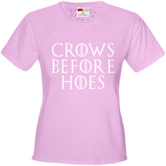 Crows Before Hoes Girl's T-Shirt