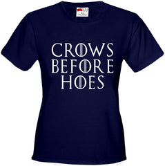 Crows Before Hoes Girl's T-Shirt