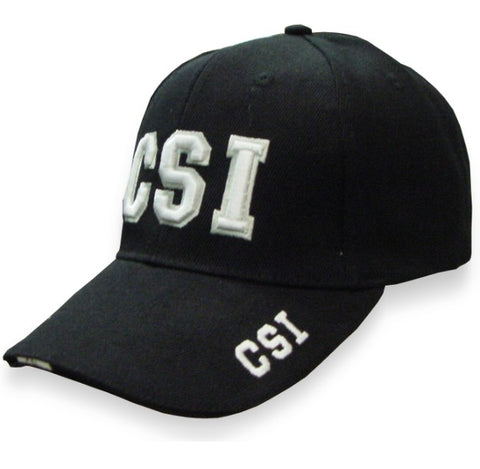 CSI Baseball Hat (Black)