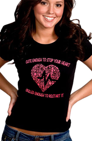 Cute Enough To Stop Your Heart Girl's T-Shirt