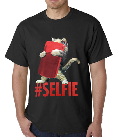 Cute #Selfie Kitten Mens T-shirt