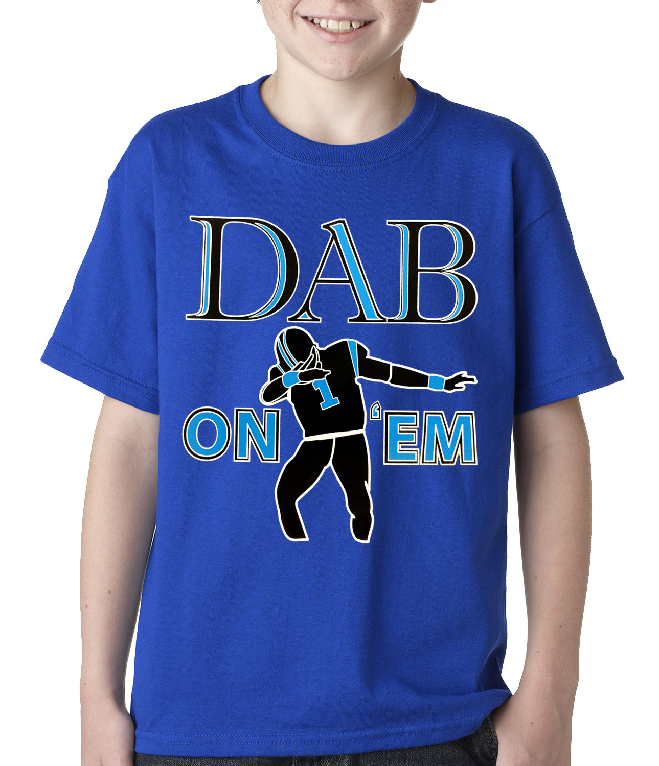 Dab On 'Em Football Player Kids T-shirt