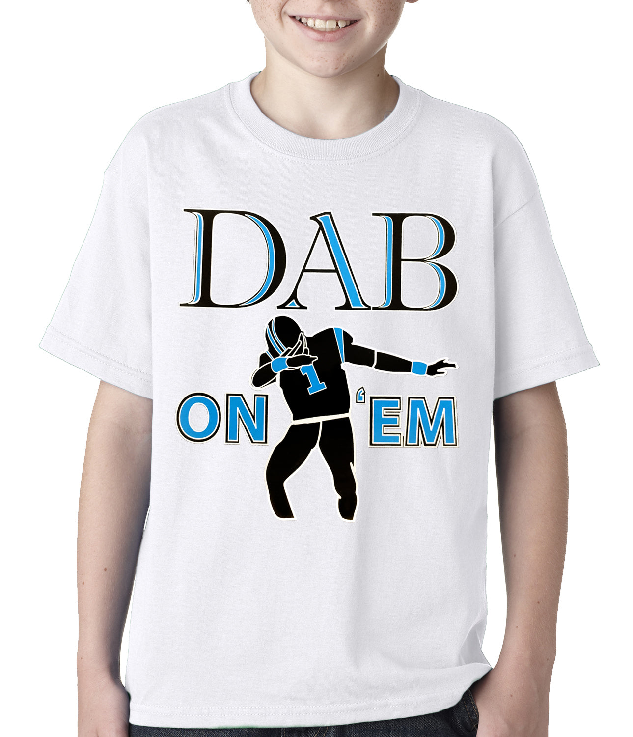 Dab On 'Em Football Player Kids T-shirt