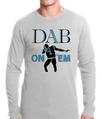 Dab On 'Em Football Player Thermal Shirt