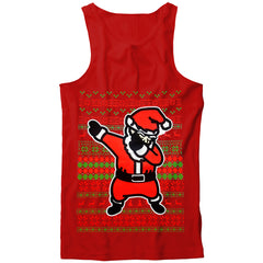 Dabbing Santa Ugly Christmas Tank Top