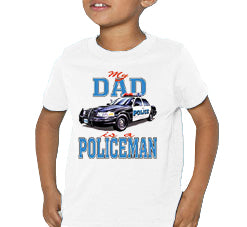 Dads A Policeman Kids T-Shirt