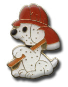 Dalmation Fire Dog Lapel Pin