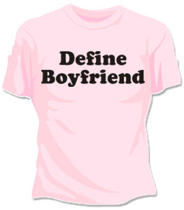 Define Boyfriend Girls T-Shirt
