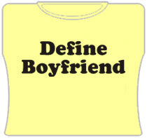 Define Boyfriend Girls T-Shirt (Yellow)