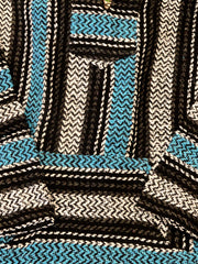 Deluxe Baja - Original Mexican Baja Hoodie (Black / Turquoise)