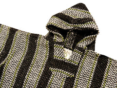 Deluxe Baja - Original Mexican Baja Hoodie (Grey/Green)