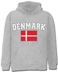 Denmark Vintage Flag International Hoodie