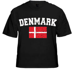 Denmark Vintage Flag International Mens T-Shirt