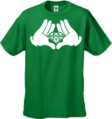 Diamond Cartoon Hands Men's T-Shirt