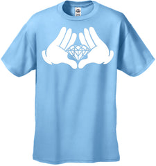Diamond Cartoon Hands Men's T-Shirt