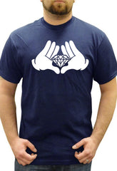 Diamond Cartoon Hands Men's T-Shirt