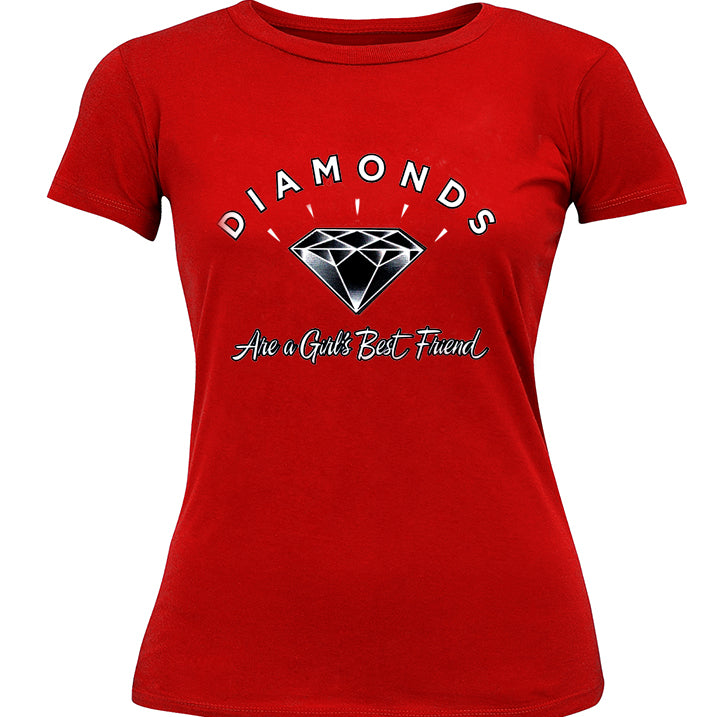 Diamonds Are A Girl's Best Friend Girl's T-Shirt