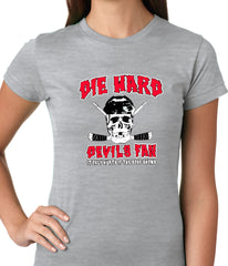 Die Hard Devils Fan Hockey Girls T-shirt