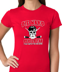 Die Hard Devils Fan Hockey Girls T-shirt