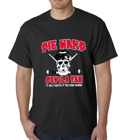 Die Hard Devils Fan Hockey Mens T-shirt