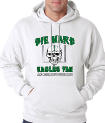 Die Hard Eagles Fan Football Adult Hoodie