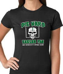 Die Hard Eagles Fan Football Girls T-shirt