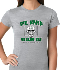 Die Hard Eagles Fan Football Girls T-shirt