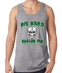 Die Hard Eagles Fan Football Tank Top