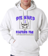 Die Hard Ravens Fan Football Adult Hoodie