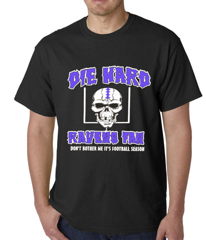 Die Hard Ravens Fan Football Mens T-shirt