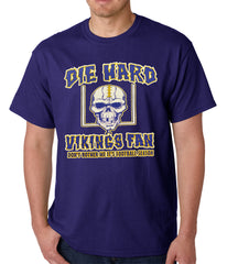 Die Hard Vikings Football Fan Mens T-shirt