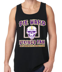 Die Hard Vikings Football Fan Tank Top