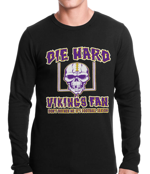 Die Hard Vikings Football Fan Thermal Shirt –