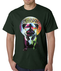 Disco Pug Mens T-shirt