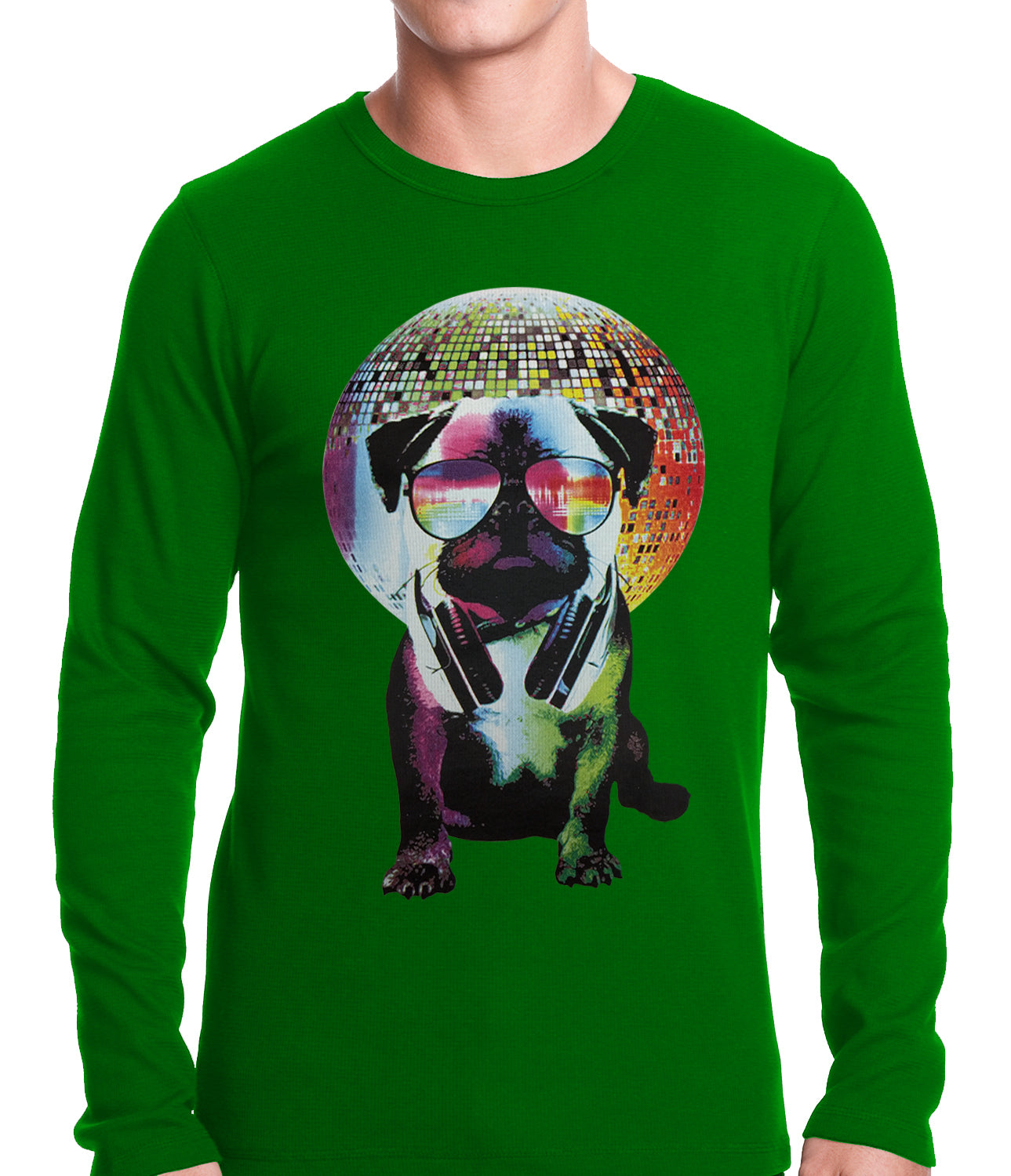 Disco Pug Thermal Shirt