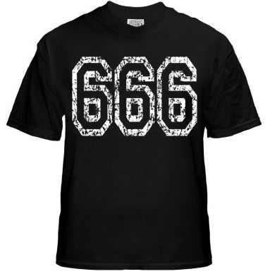 Distressed 666 Men's T-Shirt