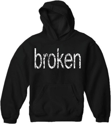 Distressed Broken Hoodie