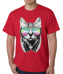 DJ Cat Mens T-shirt