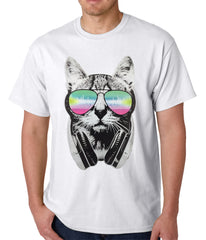 DJ Cat Mens T-shirt