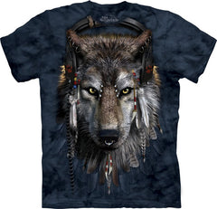 DJ Fen Wolf Big Face Men's T-Shirt