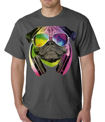 DJ Pug Mens T-shirt